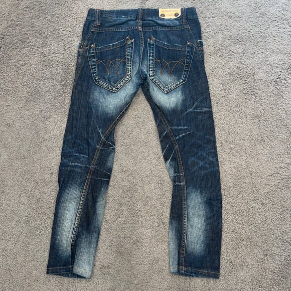 Vintage Y2K Tough Jeansmith Men's Jeans - Japanese Design = Size 34x31 - EUC - Picture 5 of 16